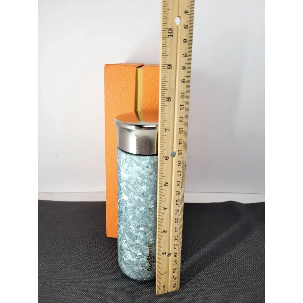 AugShark Pure Titanium Tea Infuser Bottle Frosted Blue w/ Original Box